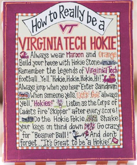 Virginia Tech How To Table Top Canvas