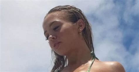 Instagram Model Drops Jaws In Racy Snake Print Bikini As She Showcases Sexy Body Daily Star