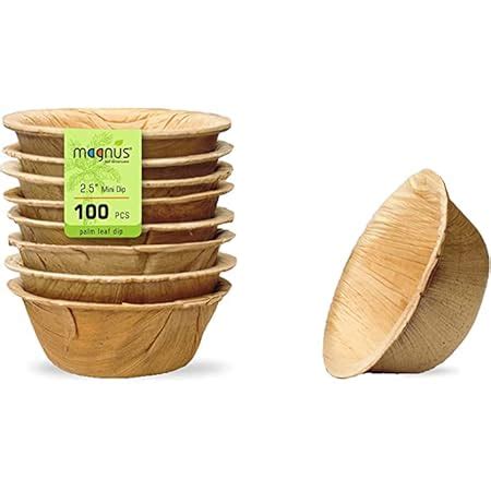 Amazon Brheez Bamboo Plates Made From Palm Leaf 25 Party Plates