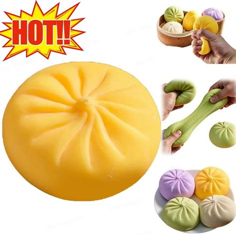 Giant Mystery Dumpling Squishy Jumbo Dumpling Squishy Toy With Steamer