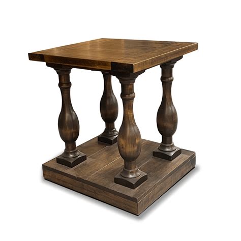 Balustrade Solid Wood Coffee Table Naked Furniture Starts At