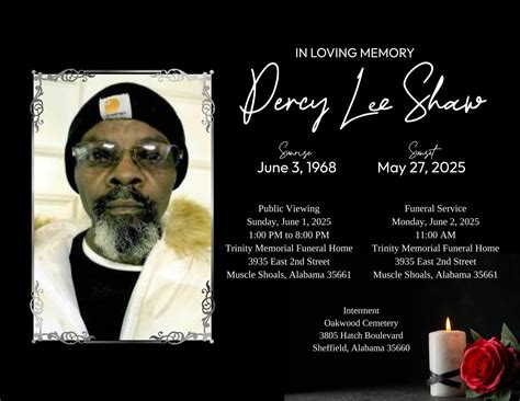 Share Condolences Trinity Funeral Home Obituaries Muscle Shoals