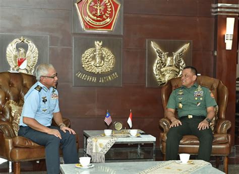 Foto Panglima Tni Terima Courtesy Call Ptud Malaysia Di Mabes Tni