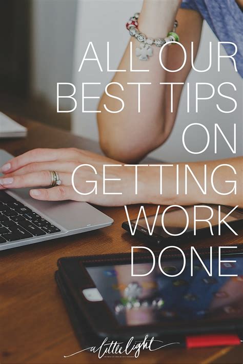 tips   work    light