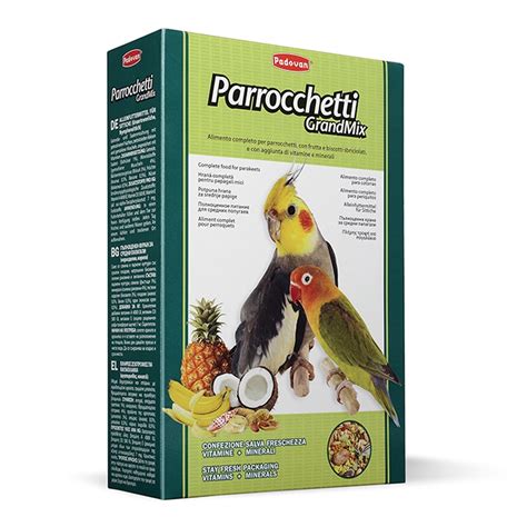 Корм для попугаев PADOVAN Grandmix комплексный основной 0,4 кг купить ...