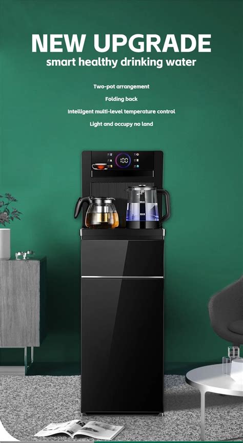 Remote Control Multi Function Vertical Drinking Cold Hot Tea Bar Machine Water Dispenser Machine
