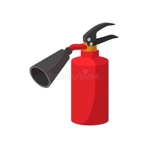 Fire Extinguisher Cartoon Icon Stock Vector Illustration Of Nozzle