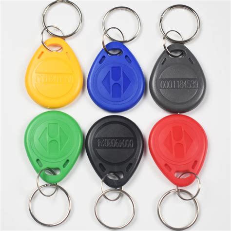 Adet Grup Khz Rfid Rfid Key Anahtar Fobs Jetonu Etiketleri