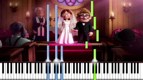 Disneypixars Up Married Life Piano Tutorial Synthesia Youtube