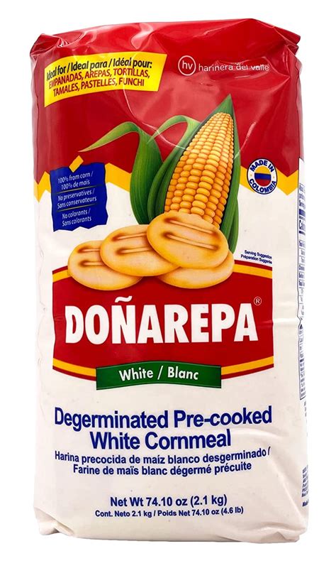 Donarepa Blanca Pre Cooked White Corn Meal 74 10 Oz Walmart