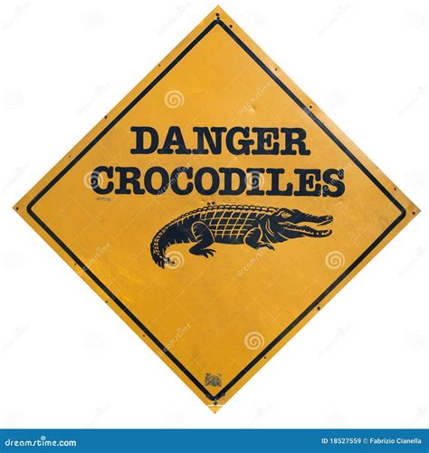 Crocodile Sign Royalty Free Stock Images Image 18527559