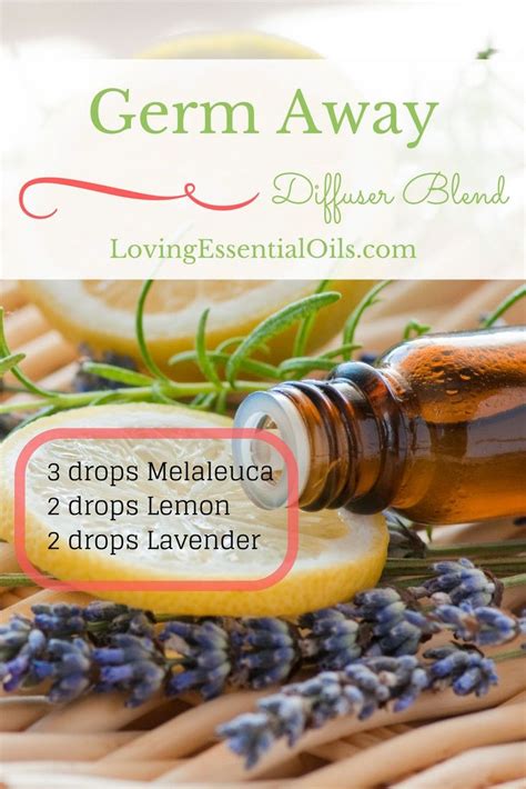 Germ Away Essential Oil Diffuser Blend Antibacterial Essential Oils