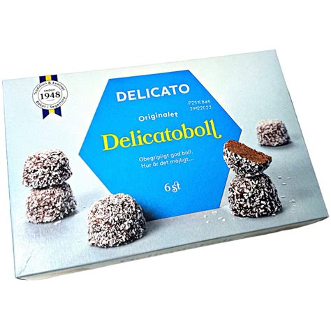 Delicato Delicatoboll 6 Stück (240g) - Naschhaus - Schweden - Shop