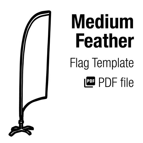 Feather Flag Design Template