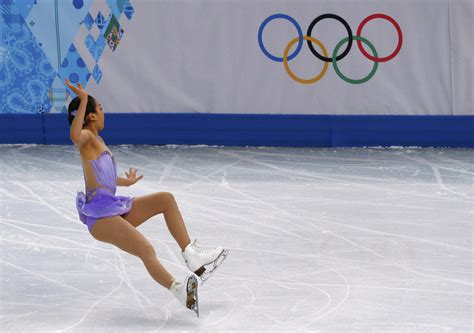 Feb 19 2014 Sochi Russia Mao Asada Of Japan Performs In The Ladies Short Program During The