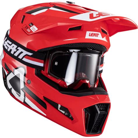 Leatt Mx Helmet Kit With Goggles Moto V Red Maciag Offroad