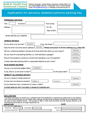 Fillable Online Bathnes Gov Bay Application Form Version Two Rtf