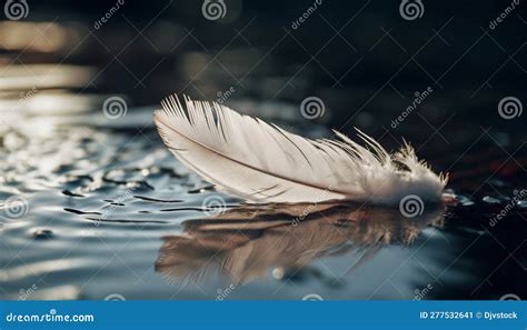 The Swan Feather Quill Pen Writes Freedom in Ink Generated by AI Stock ...