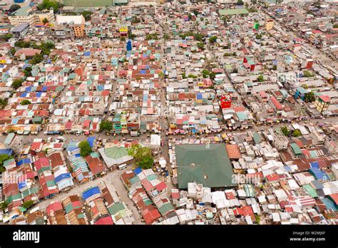 Streets Of Poor Areas In Manila The Roofs Of Houses And The Life Of