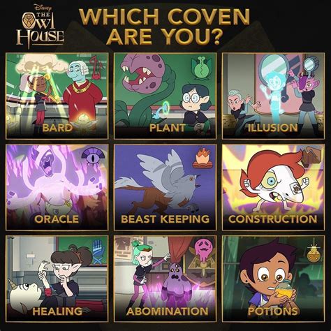 The Nine Covens The Owl House Know Your Meme