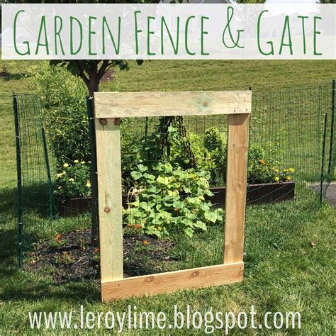 LeroyLime: Garden Fence & Gate