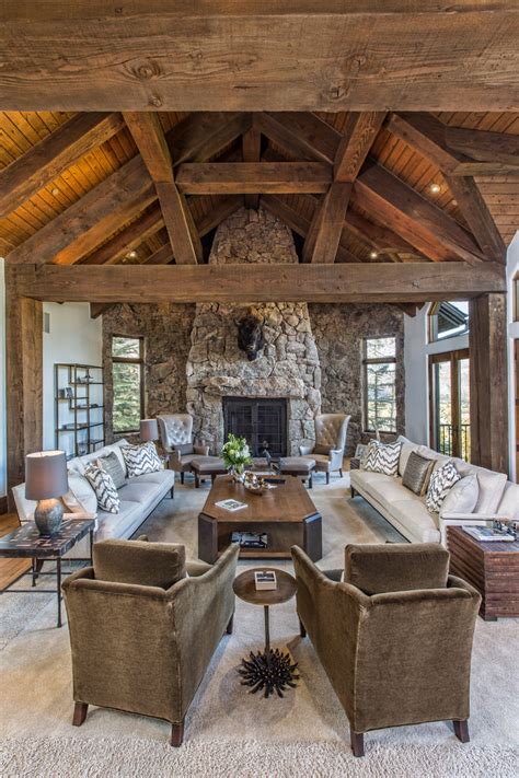 Buttermilk Ski Home - Rustic - Living Room - Denver - by Cathers Home ...