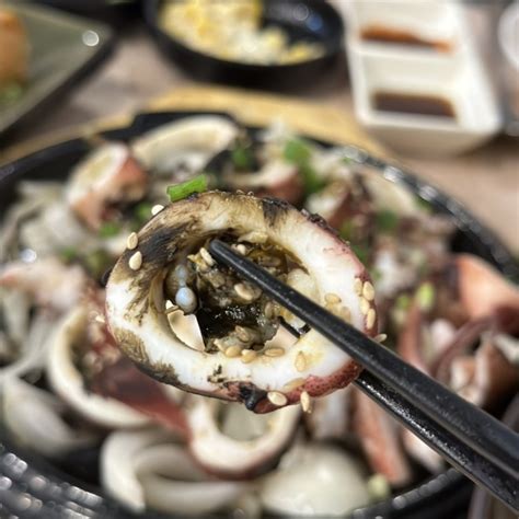 전주 서신동 산오징어회 산오징어통찜 핵맛집 오촌 네이버 블로그