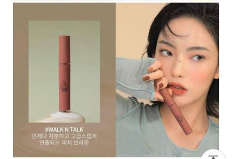 3CE VELVET LIP TINT CASHMERE NUDE WALK N TALK Lazada Co Th
