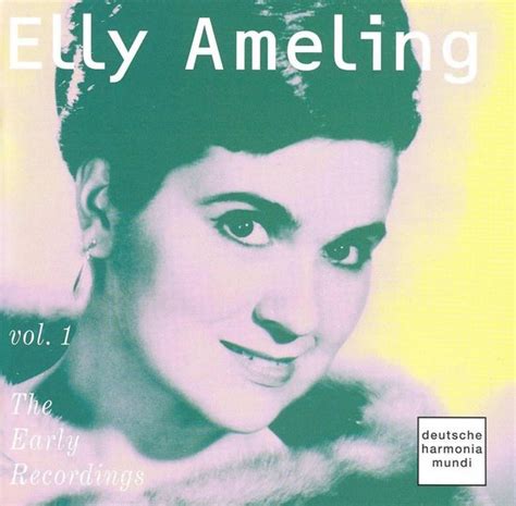 Early Recordings Vol 1 Elly Ameling Cd Album Muziek