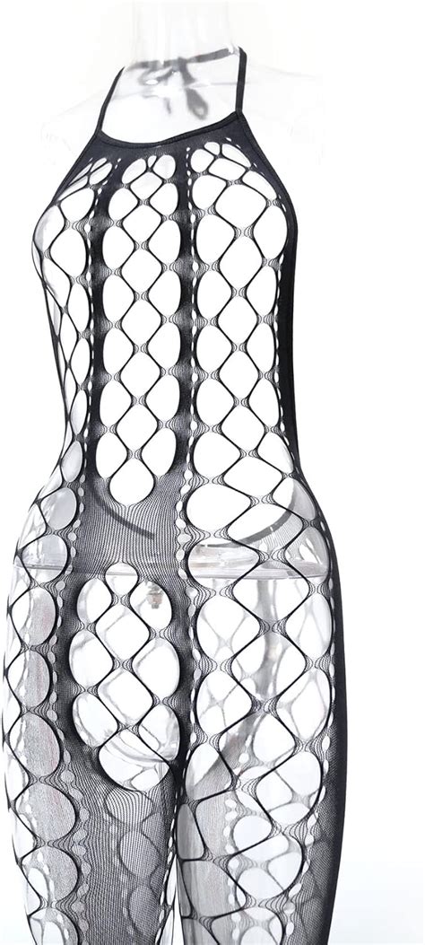 Amazon chu U chu Lingerie Collection フィッシュネットボディストッキング FBS ブラック