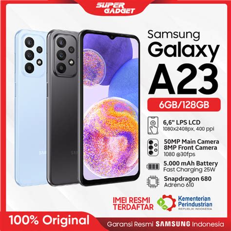 Promo Hp Samsung Galaxy A23 6/128 RAM 6 ROM 128 GB 6GB 128GB Garansi ...
