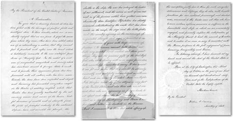 Proclamation of Thanksgiving Day by Abraham Lincoln « New England Province