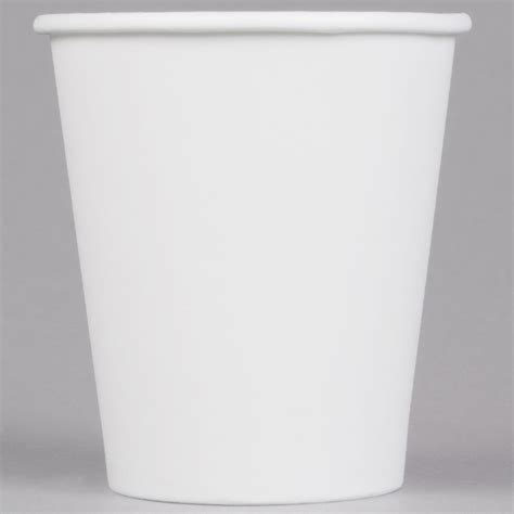 Choice 10 Oz White Poly Paper Hot Cup 1000 Case