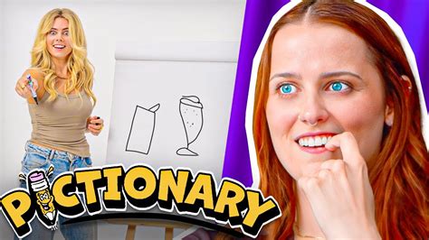 Pictionary Sath X Peyton Vs Kat X Pat Yeah Mad Youtube