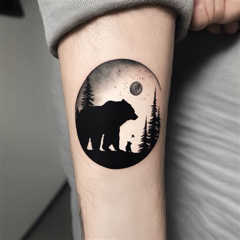 98 Bear Tattoo Ideas Created With AI | artAIstry