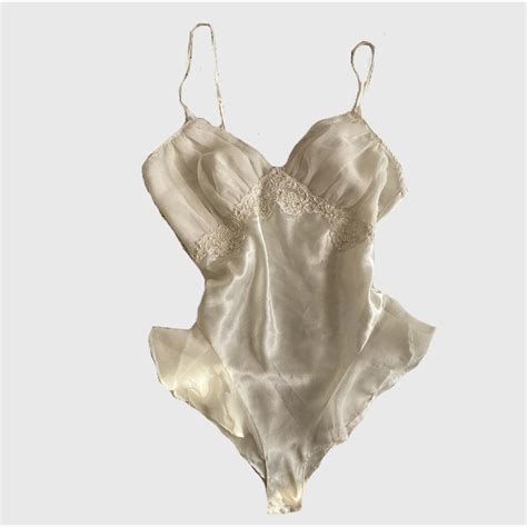 Vintage Gold Label Victorias Secret Lingerie Satin Depop