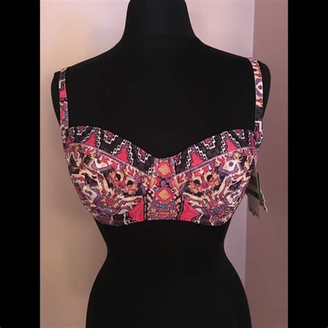 Becca Swim Nwt Becca Swim Underwire Bikini Top Large Poshmark