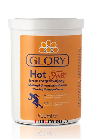 Glory Hot Cream Ml Z Naturalnymi Olejkami Eterycznymi O W A Ciwo Ciach Rozgrzewaj Cych
