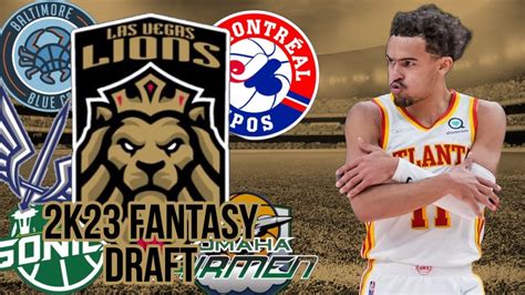 6 Team Expansion Fantasy Draft Las Vegas Lions Fantasy Draft Nba2k23 Youtube