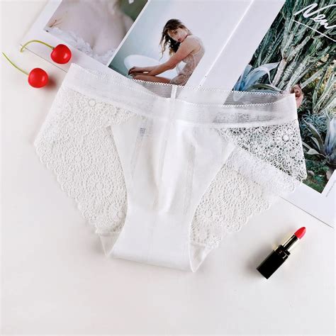Hd257 Lace Women's Panties French Style Seamless Ultra-thin Sexy Mesh