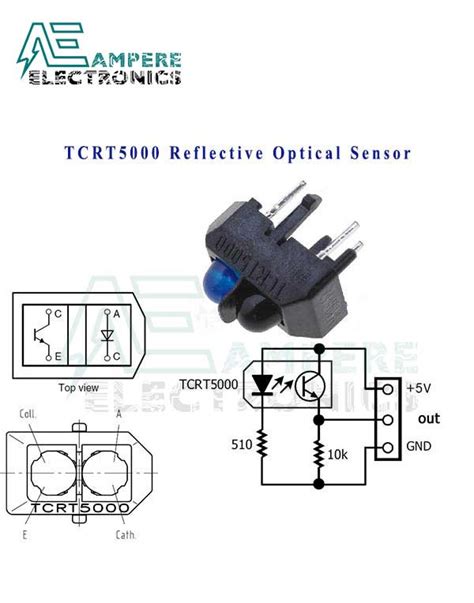 Tcrt Ir Line Follower Sensor Module Fc Ampere Electronics