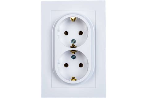 Розетка Systeme Electric 2-м ATLAS DESIGN с заземлением, 16А, в сборе ...