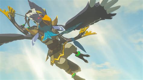 Zelda Breath Of The Wild Rito Village Ropa Abrigada Y Embarque Vah