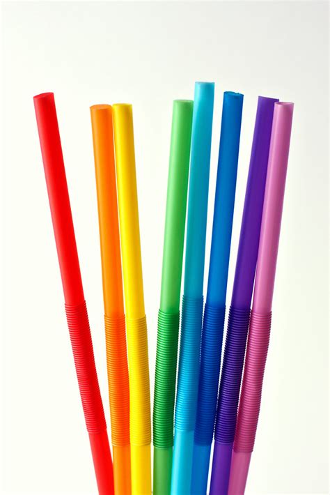 drinking straws  rainbow colors  long drinkin flickr