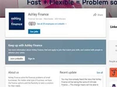 ashley finance business loans   ps loansfind