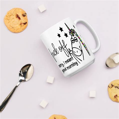 Amazon Fuck Off Sorry I Meant Good Morning Unicorn Flipping Off Middle Finger Oz And