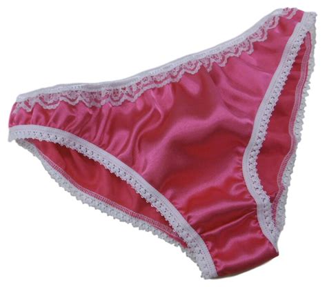 Shiny Satin Lace Low Rise Panty Woman Bikini Brief French Etsy