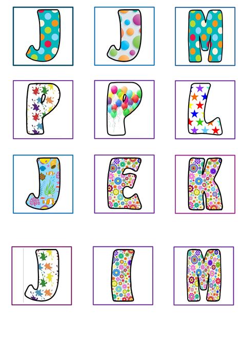 Letras Decoradas Para Imprimir E Recortar - LETRAS DECORADAS PARA IMPRIMIR E BRINCAR.docx