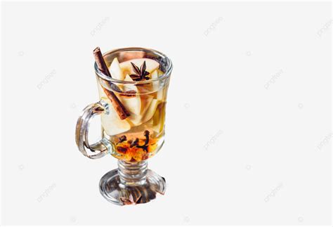 Hot Apple Cider Drink Anise Star Cup Honey Fall Thanksgiving Cup Png