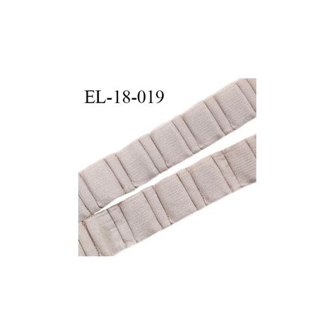 Elastique 18 mm bretelle et lingerie brillant très belle qualité 40 d élasticité couleur brume